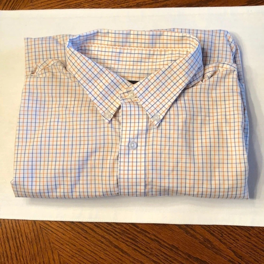 Croft & Barrow Plaid Button Down Dress Shirt Xl